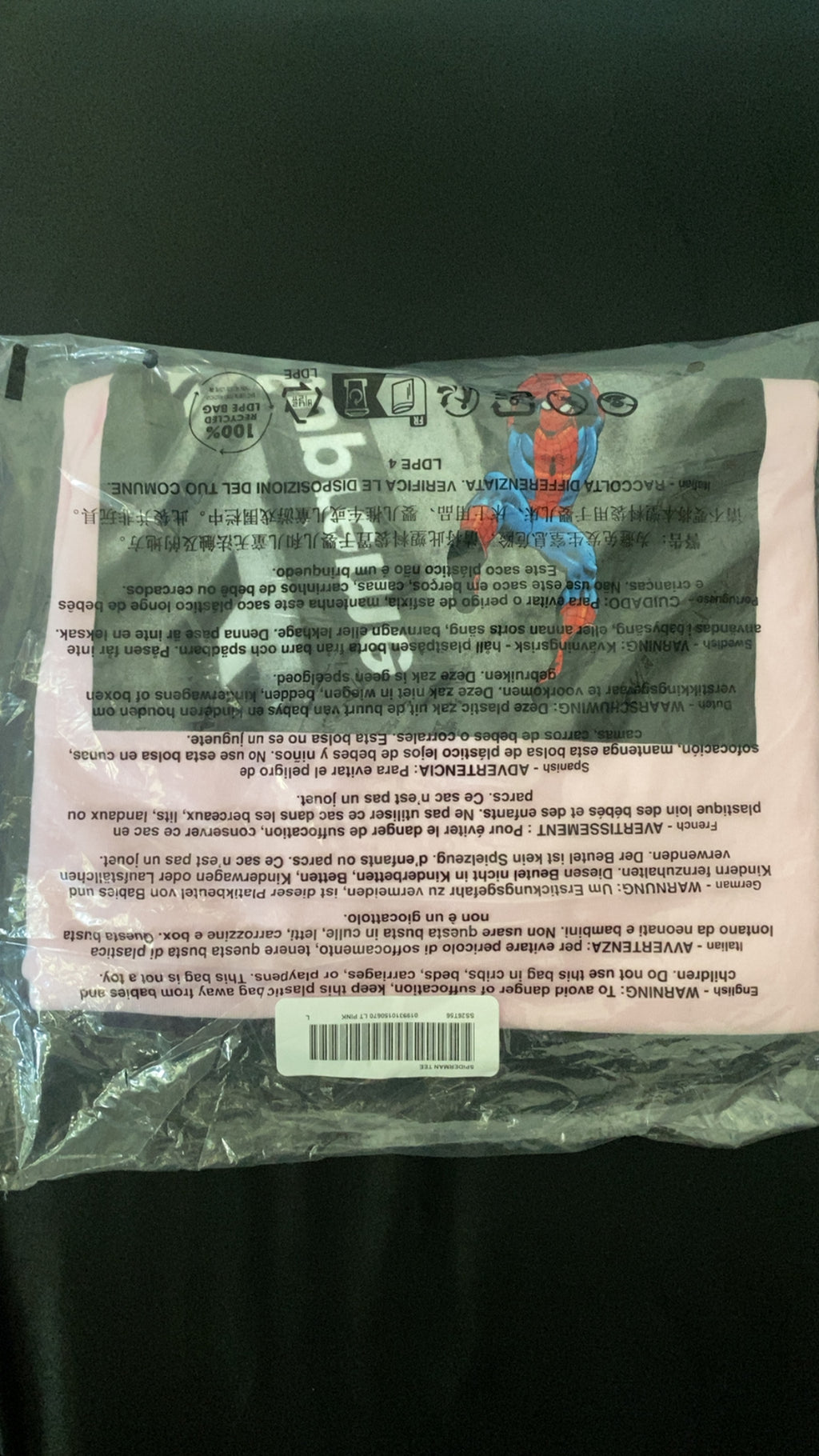 Supreme Spider-Man Tee - Pink