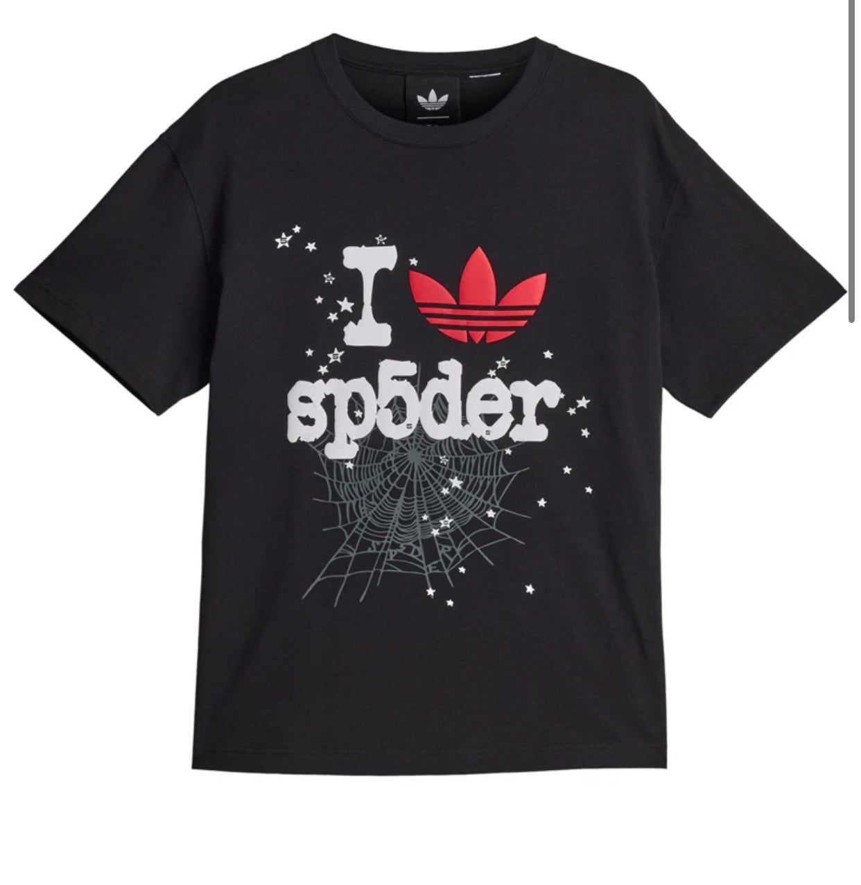 Sp5der x Adidas 'I Love Sp5der' Tee - Black
