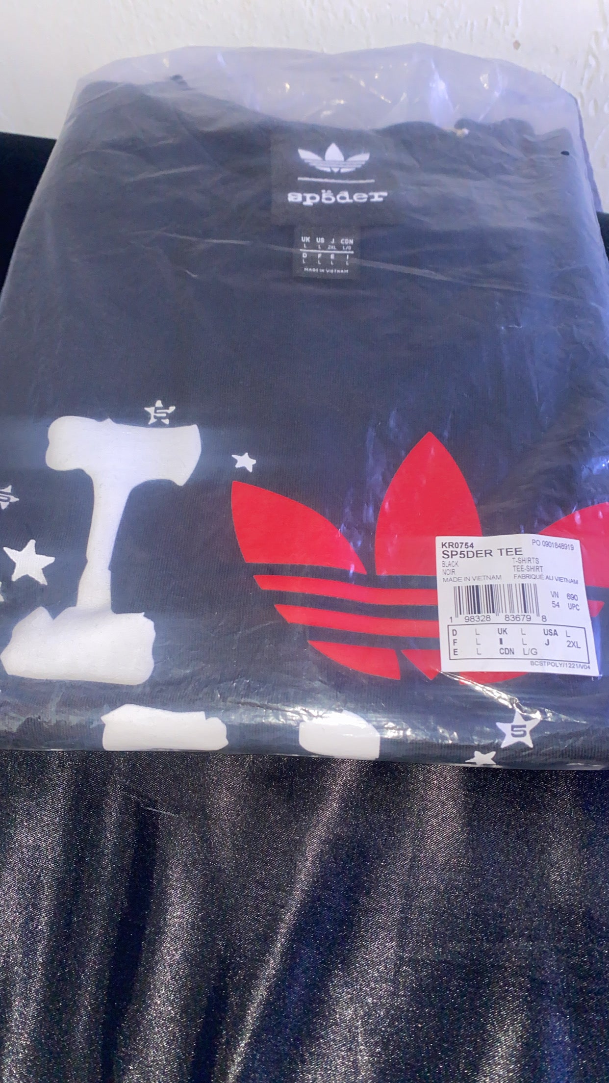 Sp5der x Adidas 'I Love Sp5der' Tee - Black