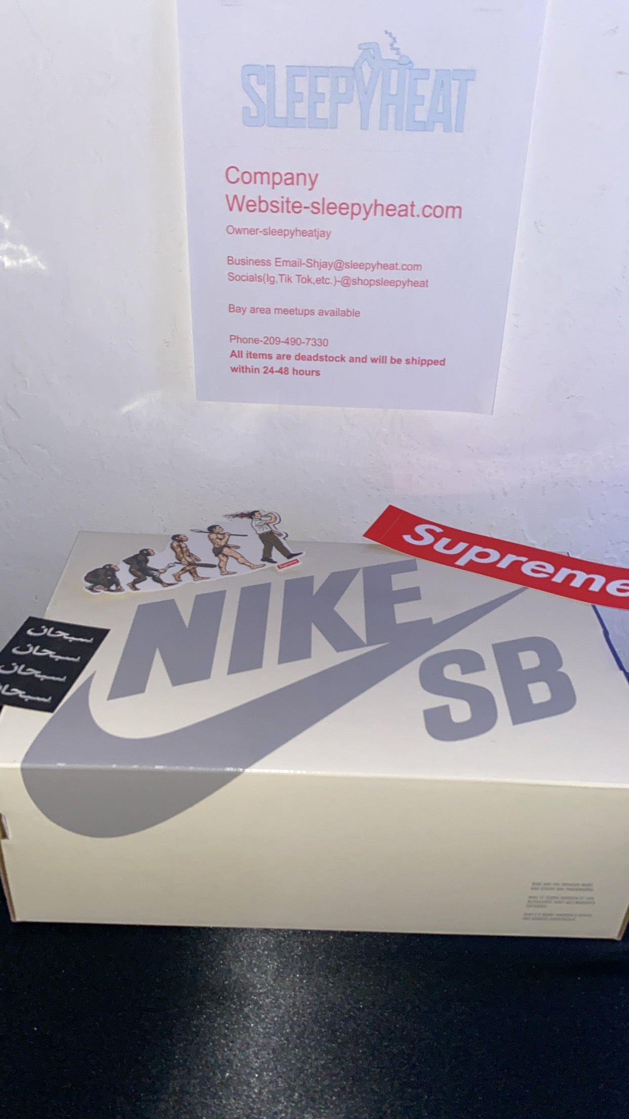Supreme x Nike SB Air Max 2 CB '94 Low - Black