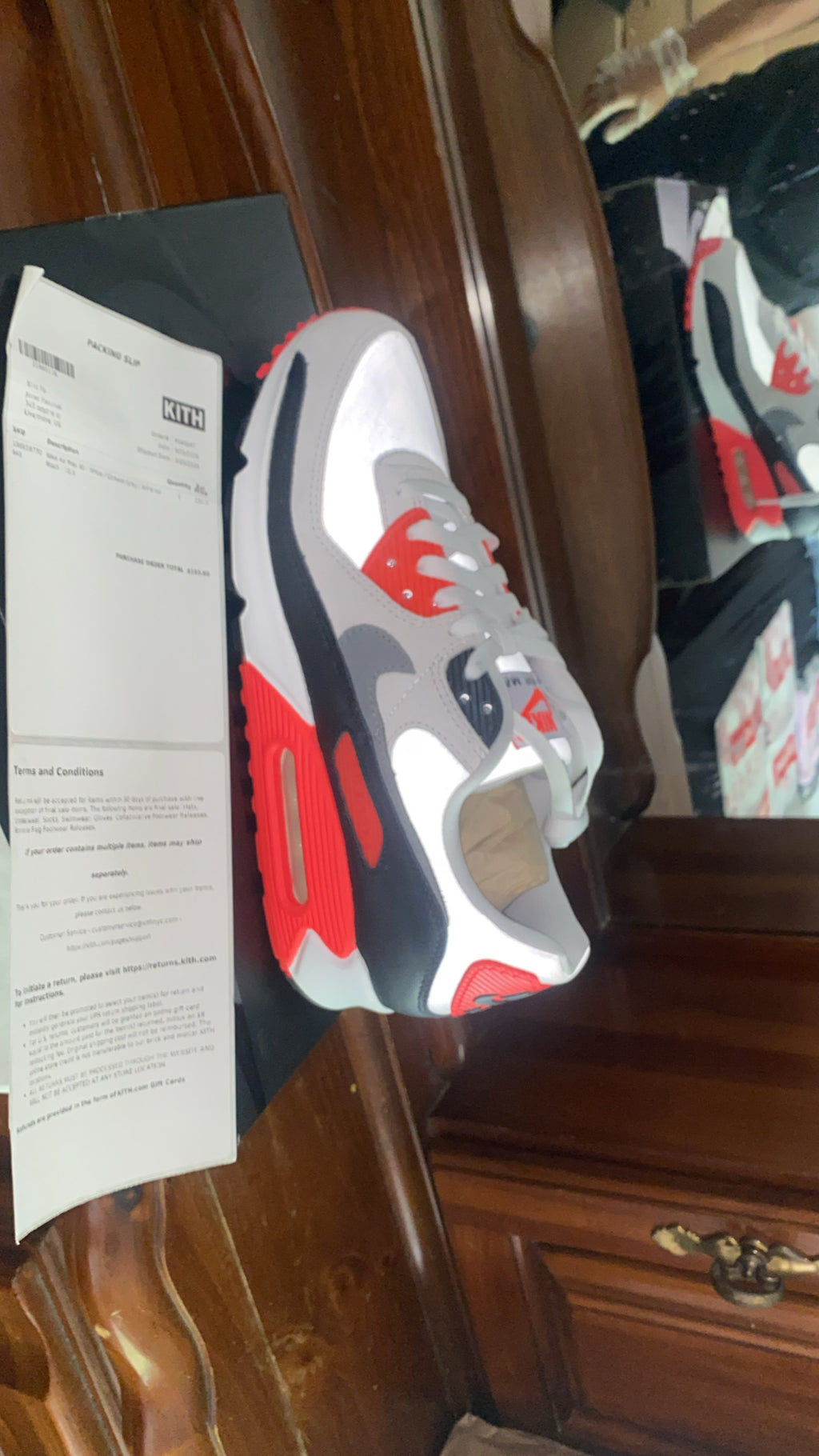 Nike Air Max 90 - White / Cement Grey / Infrared / Black